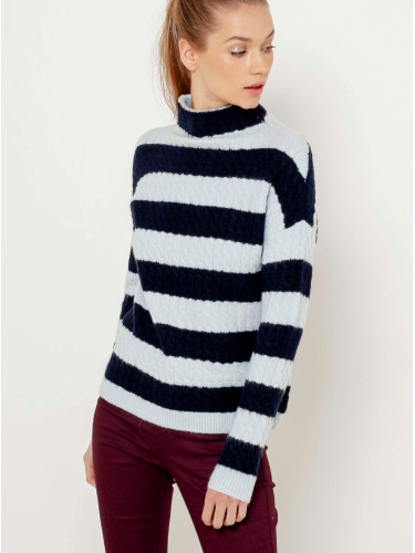 Blue Ladies Striped Sweater CAMAIEU - Women
