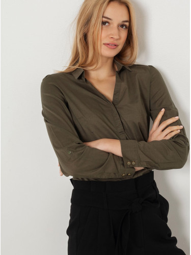 Khaki Shirt CAMAIEU - Women