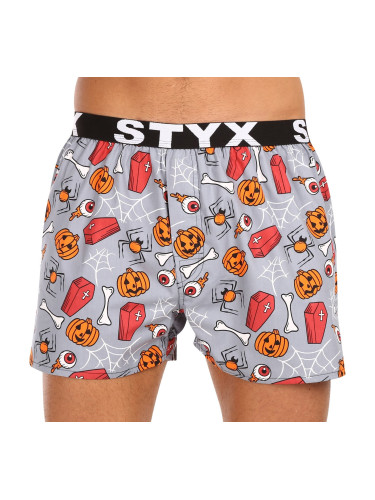 Men's shorts Styx art sports rubber Halloween coffins