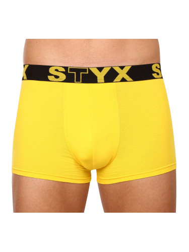 Men's boxers Styx sport rubber yellow