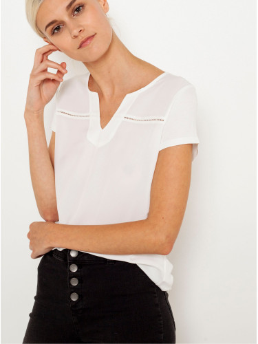 White T-shirt CAMAIEU - Women