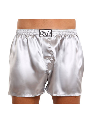 Men's shorts Styx classic rubber satin dark gray