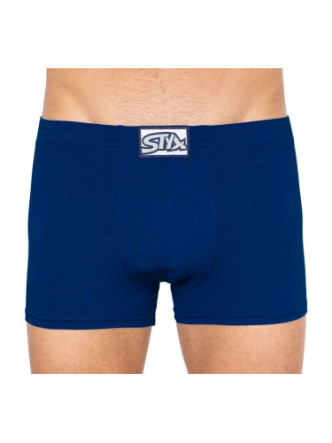 Men's boxer shorts Styx classic rubber blue