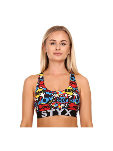 Women's bra Styx sport art poof