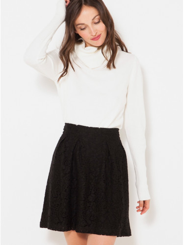 Black Lace Skirt CAMAIEU - Women