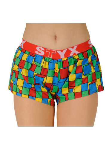 Women's shorts Styx art sports rubber cubes