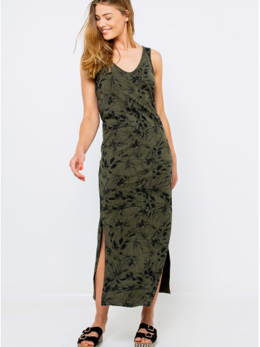 Khaki Floral Maxi Dresses CAMAIEU - Women