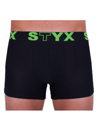 Men's boxers Styx sports rubber oversized black