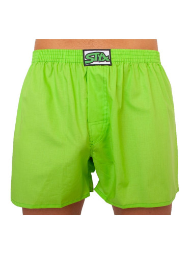 Men's shorts Styx classic rubber oversized green (E1069)