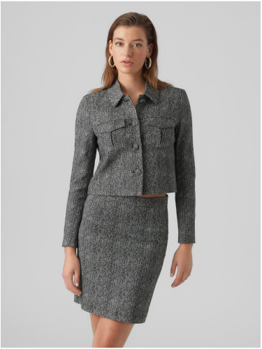 Women's grey patterned blazer AWARE by VERO MODA Gracelynn