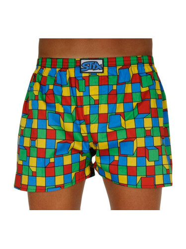 Men's shorts Styx art classic rubber oversize cubes (E959)