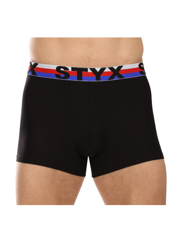 Men's Boxer Shorts Styx Sports Rubber Black Tricolor