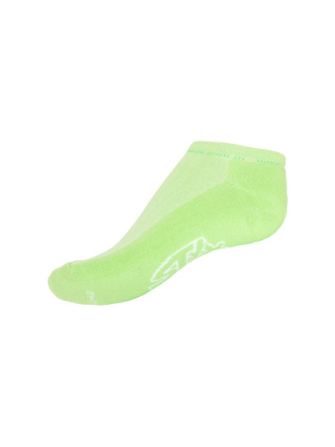 Styx indoor socks green with white inscription (H255)