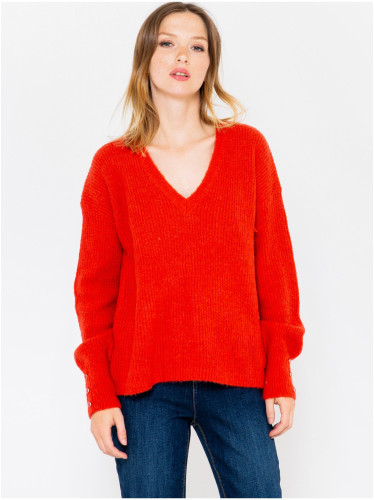 Red sweater CAMAIEU - Women