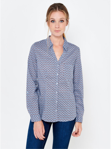 Blue Patterned Shirt CAMAIEU - Women