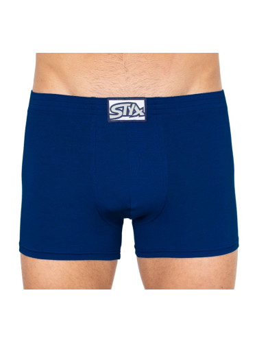 Men's boxers Styx long classic rubber blue