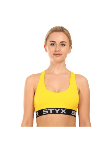 Women's bra Styx sport yellow