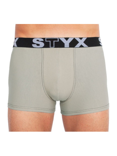 Men's boxers Styx sports rubber light gray