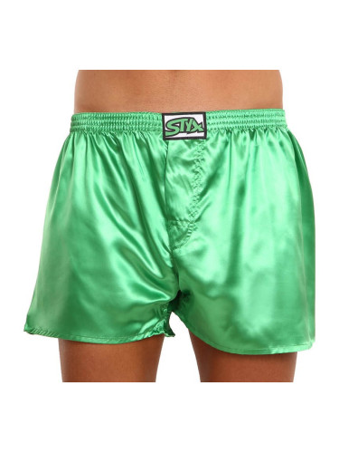 Men's shorts Styx classic rubber satin dark green