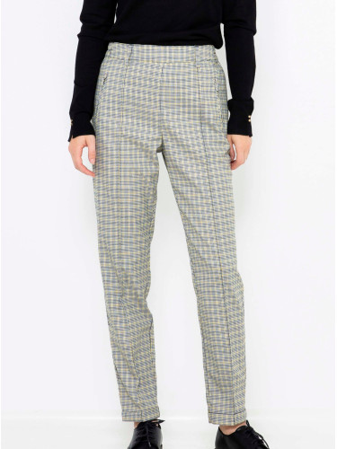 Grey checkered trousers CAMAIEU - Ladies