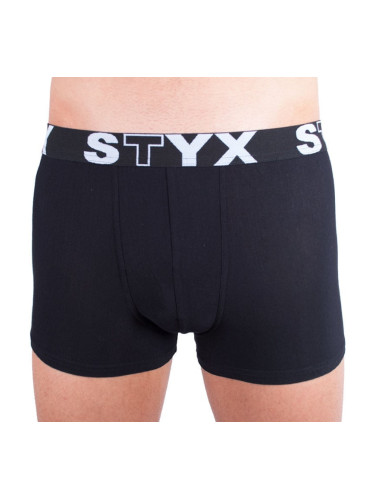 Men's boxers Styx sports rubber oversize black