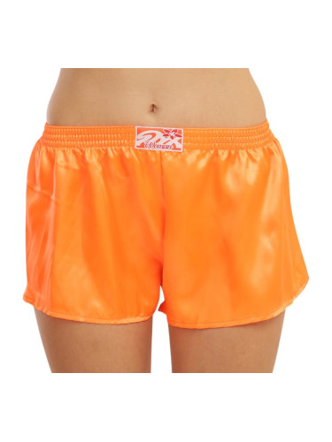 Women's shorts Styx classic rubber satin orange