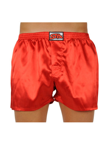 Men's briefs Styx classic rubber satin red