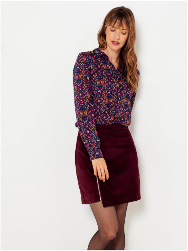 Dark blue patterned shirt CAMAIEU - Women
