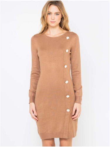 Brown sweater dress CAMAIEU - Women