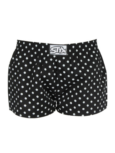 Kids shorts Styx art, classic rubber polka dots