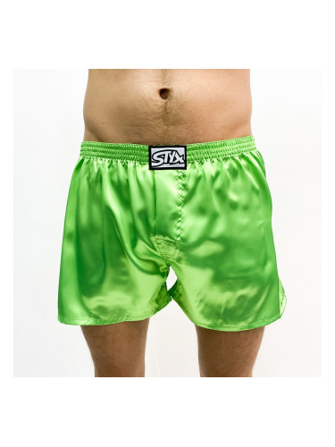 Men's shorts Styx classic rubber satin green