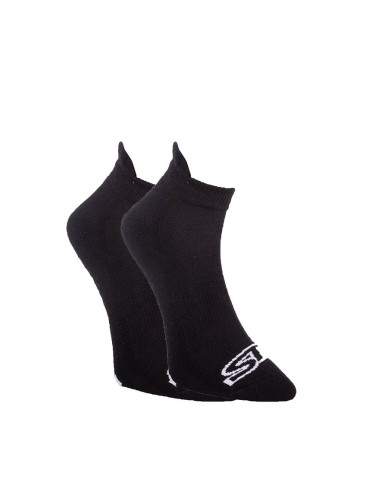 Styx Socks Low Black with White Logo
