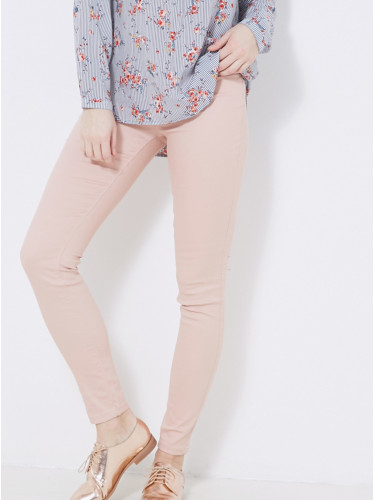 Light Pink Skinny Fit Pants CAMAIEU - Women