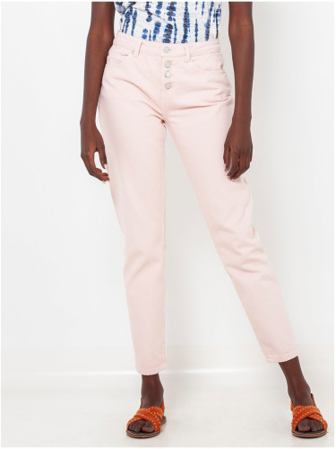Light pink slim fit pants CAMAIEU - Women