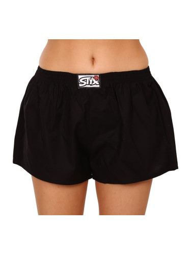 Women's boxer shorts Styx classic elastic black (K960)