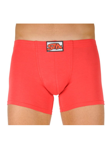 Men's boxers Styx long classic rubber red