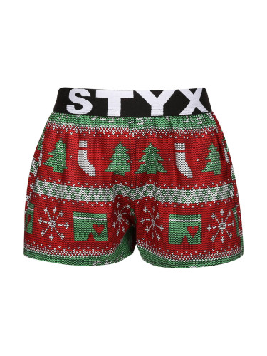 Children's boxer shorts Styx art sports elastic Christmas knitted