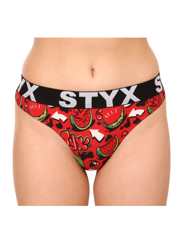 Women's thongs Styx art sports rubber melons