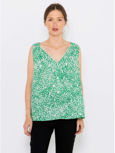 Green patterned blouse CAMAIEU - Ladies