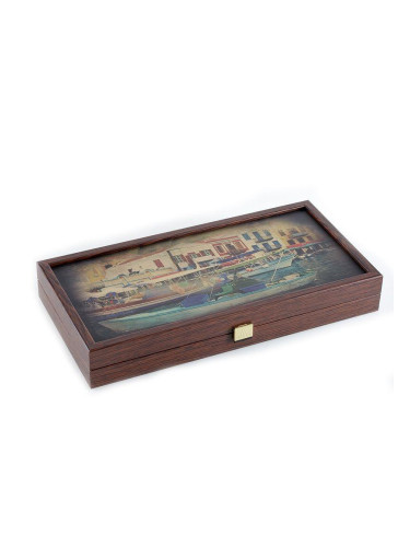 Намалена (без кутия) табла за игра Manopoulos - Пристанище, 40x38 см