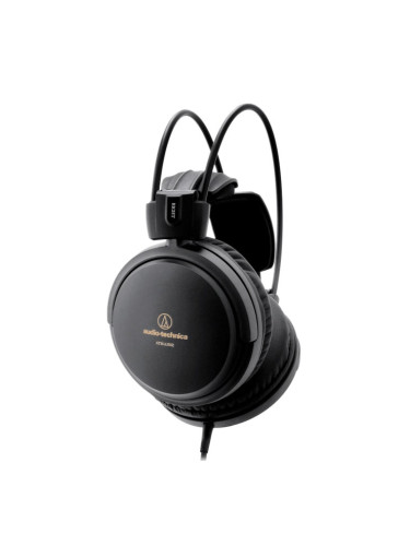 Слушалки Audio-Technica ATH-A550Z, 3.5mm жак, 53mm говорители, 5 - 35 000 Hz честотен диапазон, 40 ohms, черни