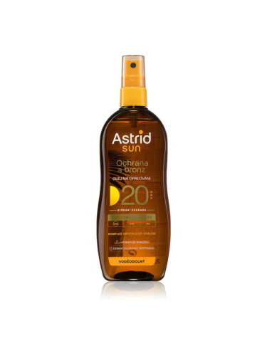Astrid Sun олио за загар за интензивен загар SPF 20 200 мл.