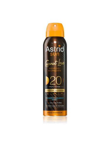 Astrid Sun Coconut Love олио за слънце SPF 20 със средна UV защита 150 мл.