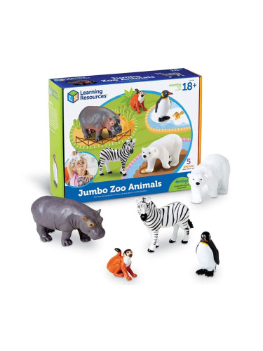 Learning Resources Животни от зоопарка, джъмбо