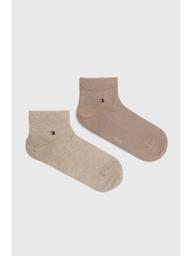 Чорапи Tommy Hilfiger (2 броя) в бежово 342025001