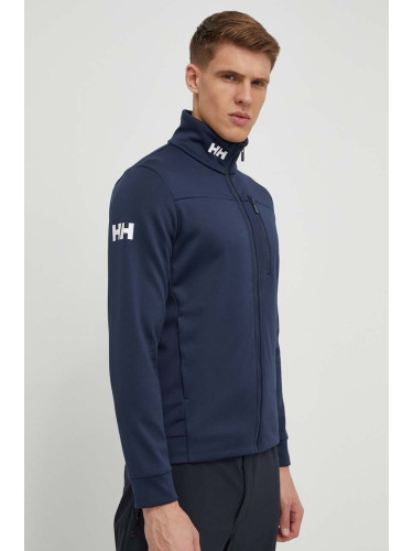 Спортен суичър Helly Hansen Crew Fleece в тъмносиньо с изчистен дизайн