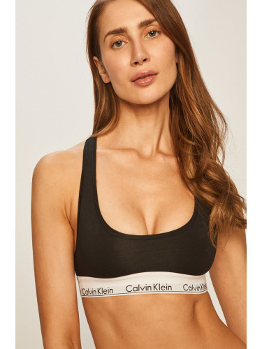 Сутиен Calvin Klein Underwear в черно с изчистен дизайн 0000F3785E