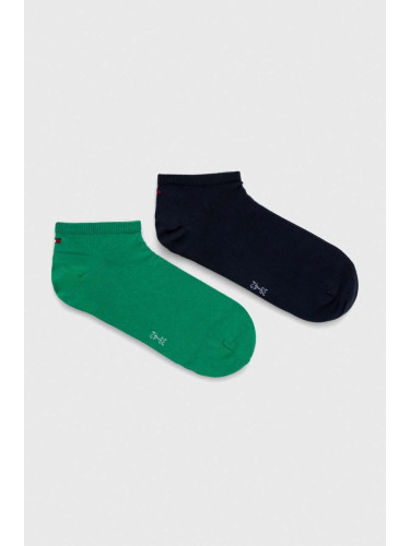 Чорапи Tommy Hilfiger (2 броя) в зелено 342023001
