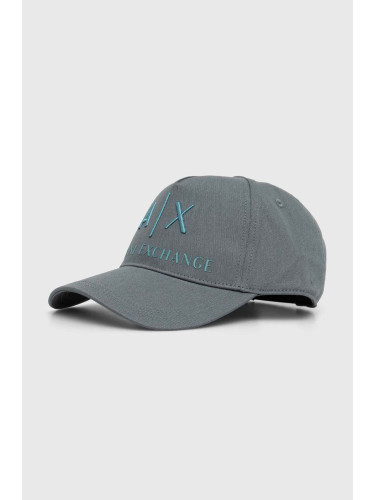 Памучна шапка Armani Exchange в черно с апликация 954039 CC513 NOS