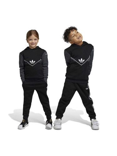 Детски анцуг adidas Originals в черно